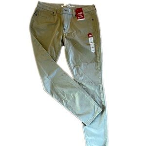 Arizona Skinny Leg Khakis NWT Size 11